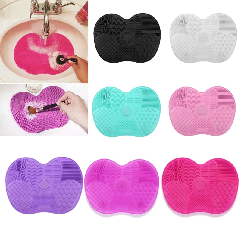 Foldable Sink Cover - Silicone Beauty Makeup Brush Cleaning Mat